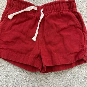 Red Kids Shorts